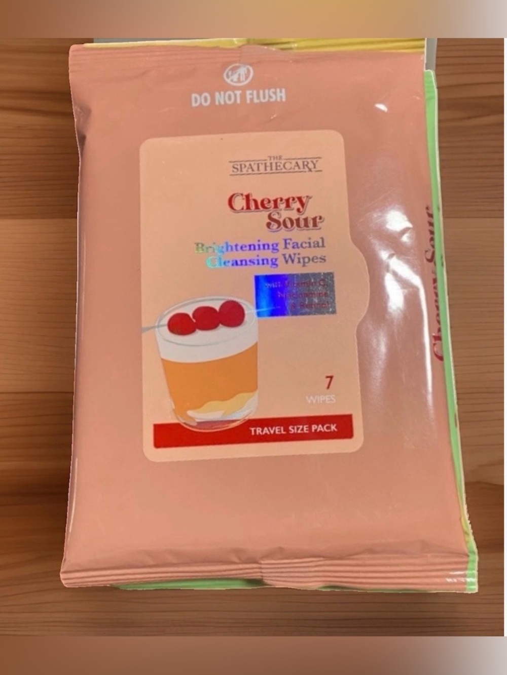 The Spathecary Wipes Peach, Cherry & Pomeg Facial Cleansing (Set Of 2 - 3 Packs)